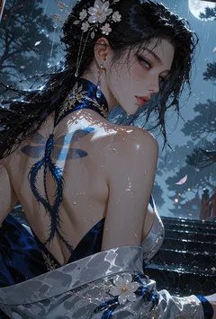 桃花影里春潮乱：黄蓉与义子的不伦情事，郭芙窥秘引火，母女花开并蒂